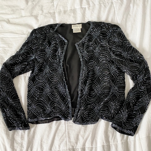vintage Sténay beaded sweater - Picture 2 of 5
